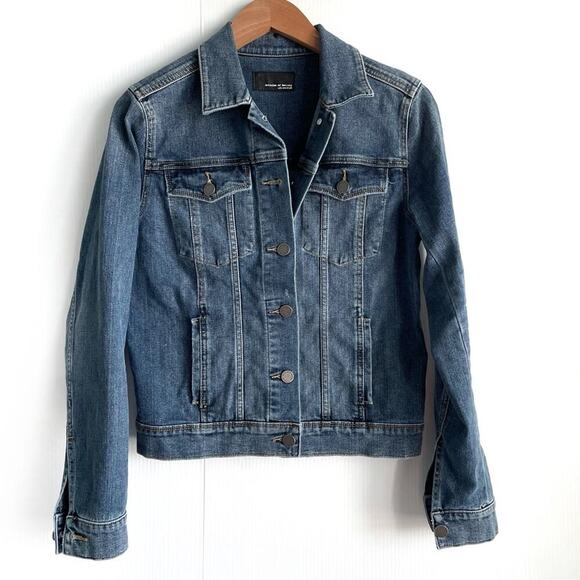 Articles of Society denim jean jacket size small long sleeve collared button - Picture 1 of 8